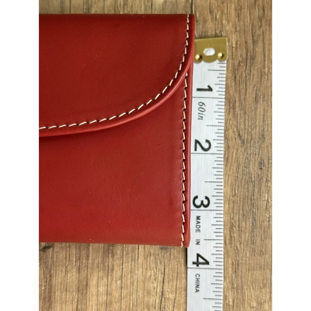 NEW Dooney &‎ Bourke Belmar CONTINENTAL CLUTCH WALLET Red Strawberry 🍓Leather